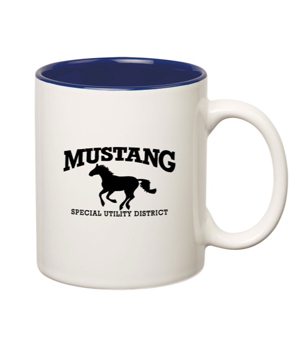 11 oz. Colored Stoneware Mug With C-Handle