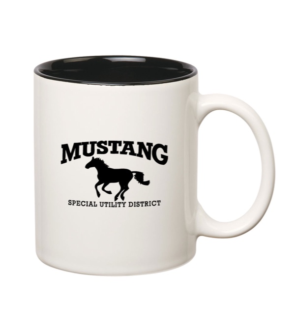 11 oz. Colored Stoneware Mug With C-Handle