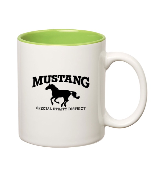 11 oz. Colored Stoneware Mug With C-Handle