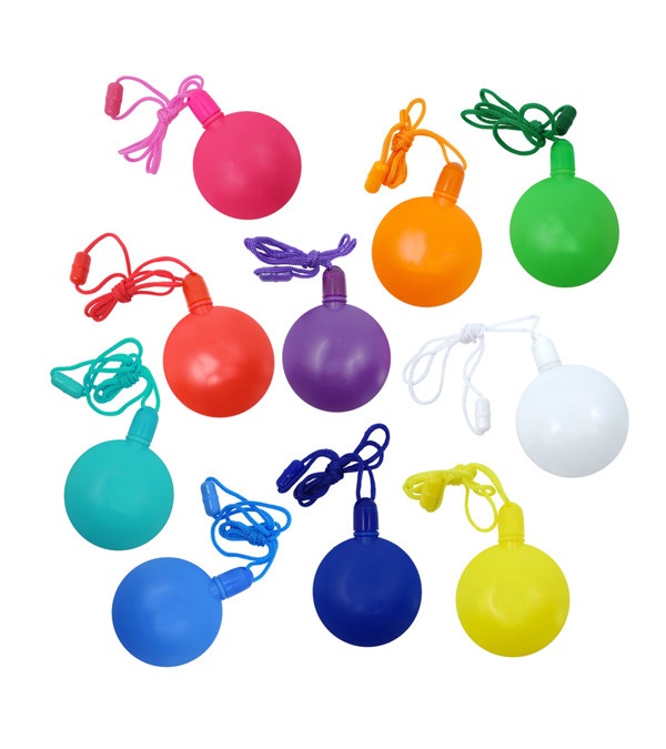 Round Shaped Bubbles With Breakaway Neck Cord