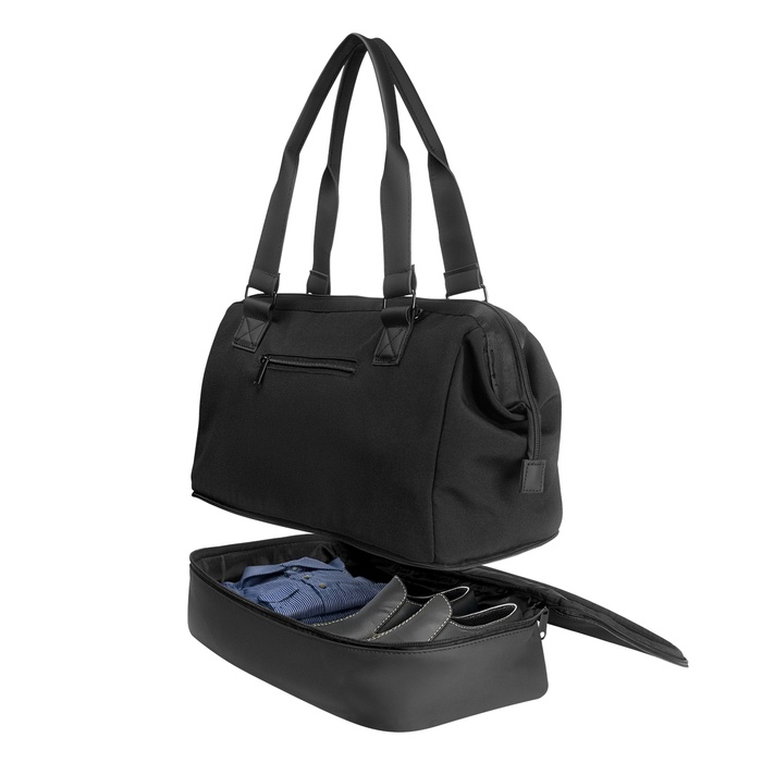 The Weekender Mini Travel Bag With Drop Bottom