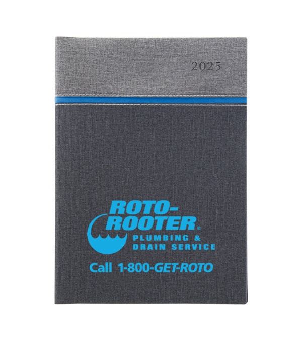 Larkspur 40 Page Manager Date Log with Colored Edge Pages