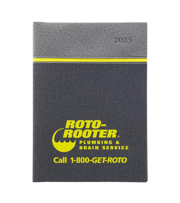 Larkspur 40 Page Manager Date Log with Colored Edge Pages