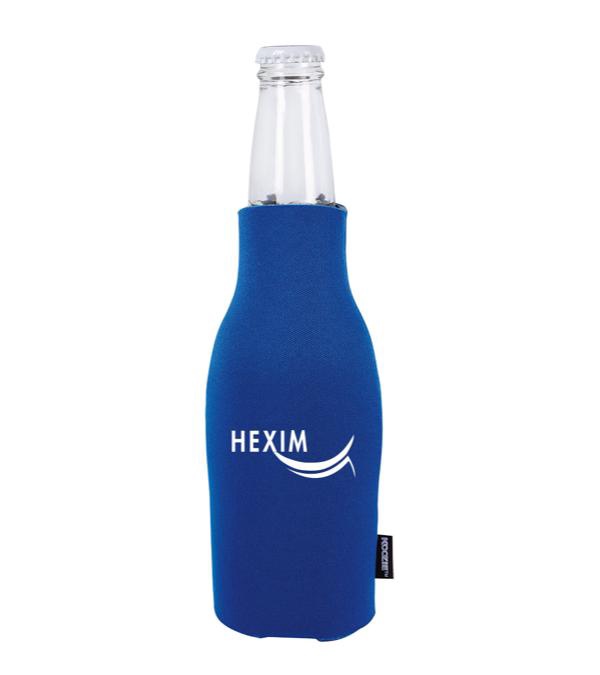 Zip-Up Bottle Koozie Kooler with Opener
