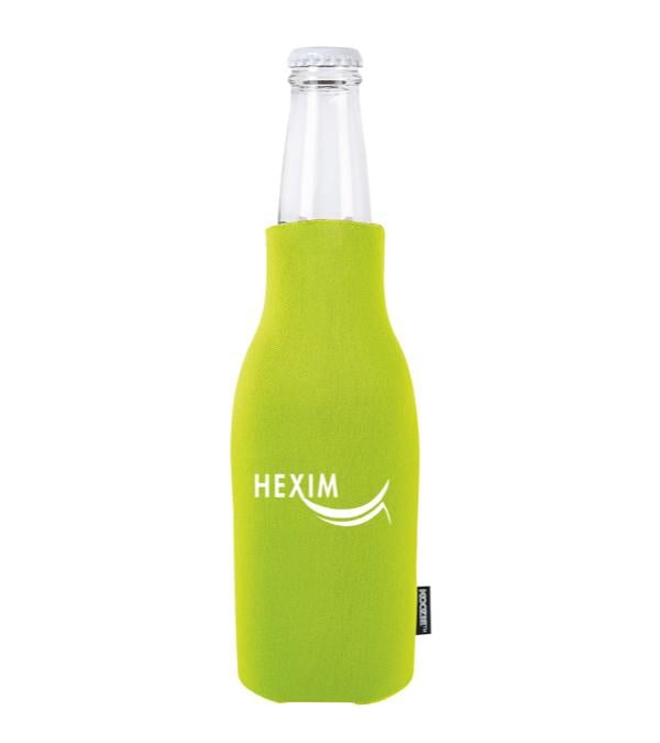 Zip-Up Bottle Koozie Kooler with Opener