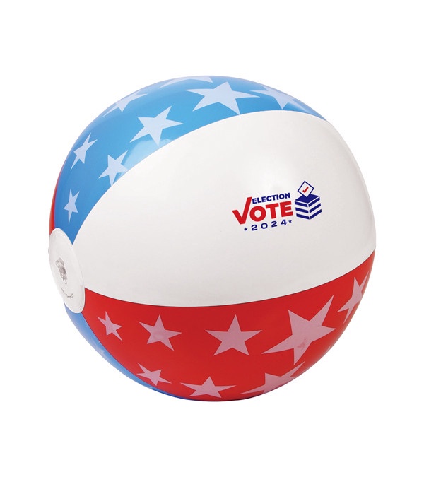 16&quot; Patriotic Inflatable Beach Ball