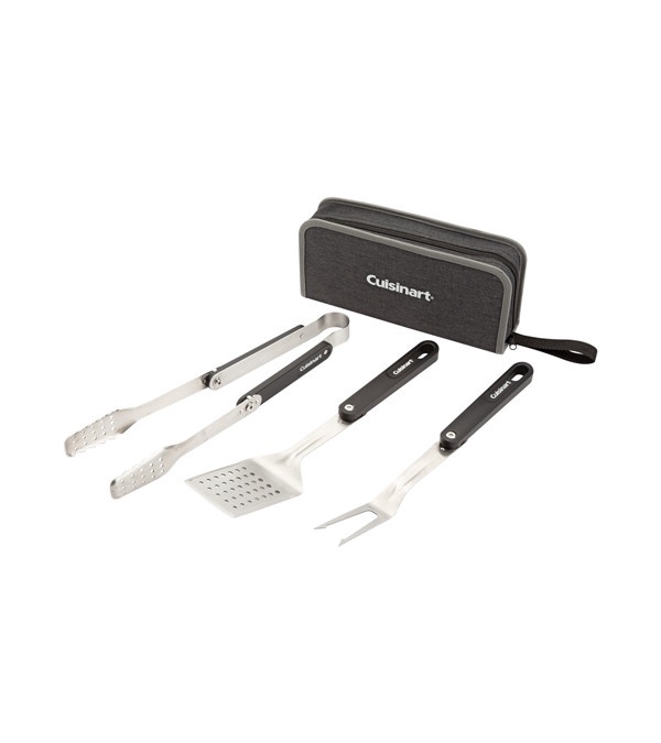 Cuisinart 4-Piece Folding Grill Tool Set