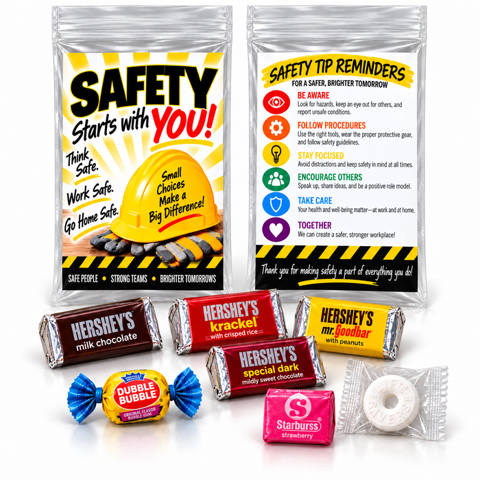 Safety Starts With You Reminder Candy Treat Kit