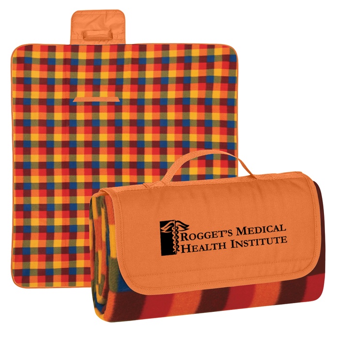 Customized Roll-Up Picnic Blanket