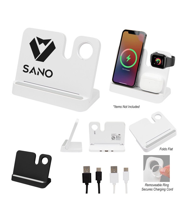 3-in-1 Folding Wireless Charging Station