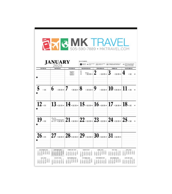 Contractor Calendar - Full Color Imprint