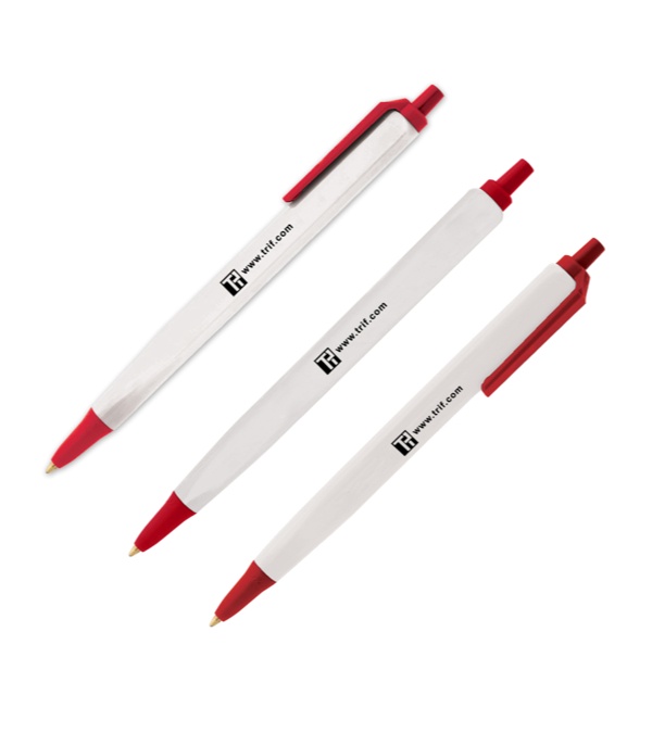 Tri-Stic White Promo Pen