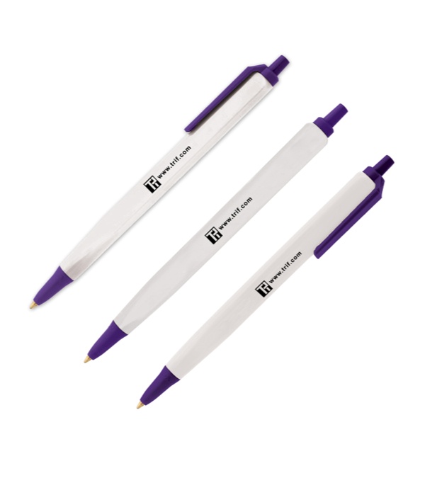 Tri-Stic White Promo Pen