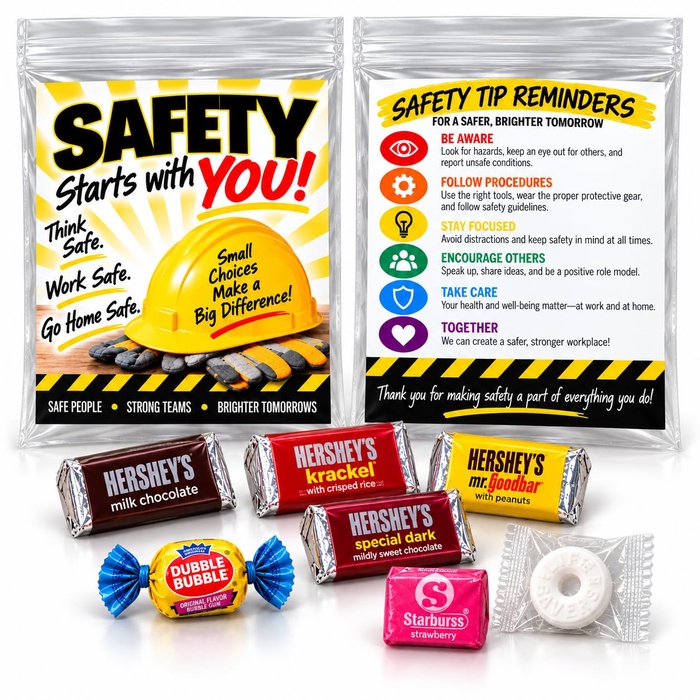 Safety Starts With Your Reminder Candy Treat Kit