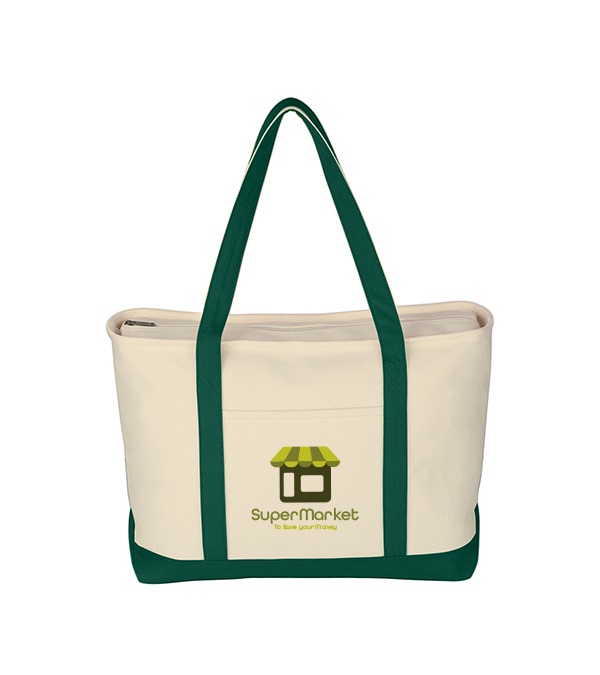 Large Starboard Cotton Canvas Tote Bag