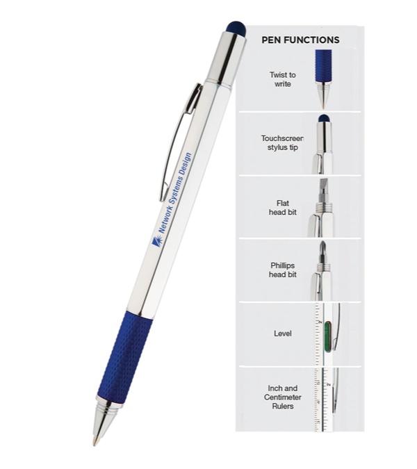 7 Function Chrome Pen