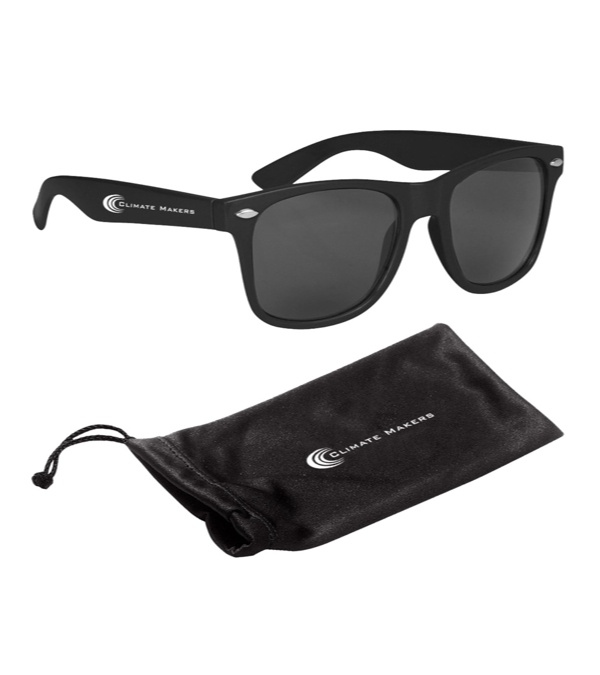 Malibu Sunglasses with Black Microfiber Pouch
