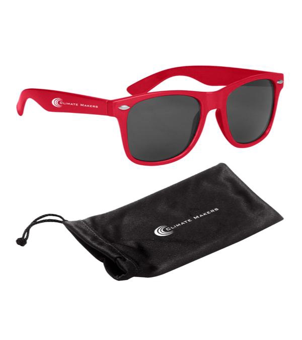 Malibu Sunglasses with Black Microfiber Pouch