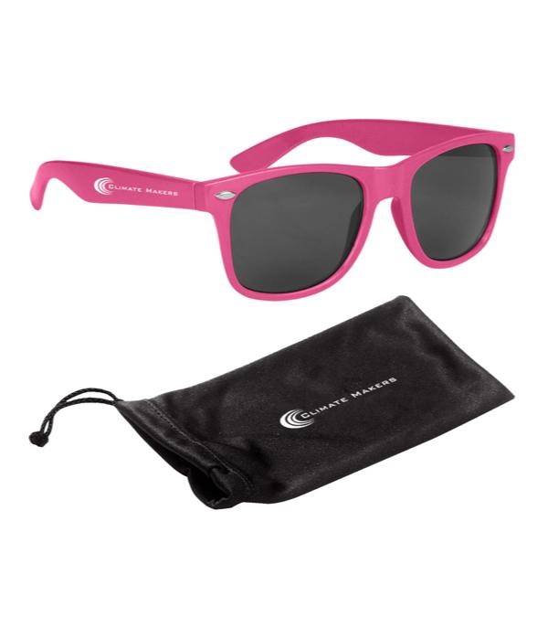 Malibu Sunglasses with Black Microfiber Pouch