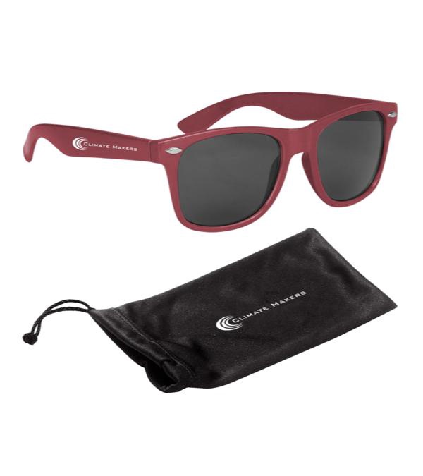 Malibu Sunglasses with Black Microfiber Pouch
