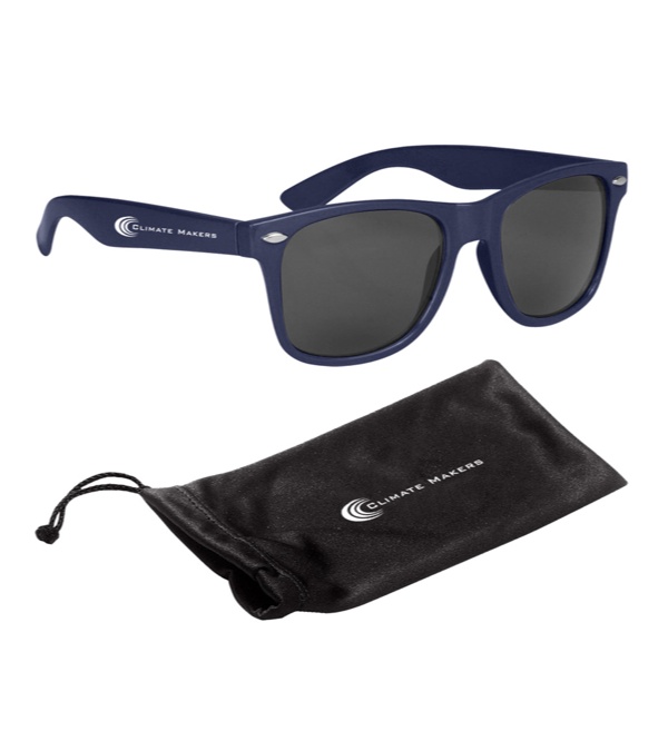Malibu Sunglasses with Black Microfiber Pouch