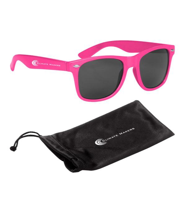 Malibu Sunglasses with Black Microfiber Pouch