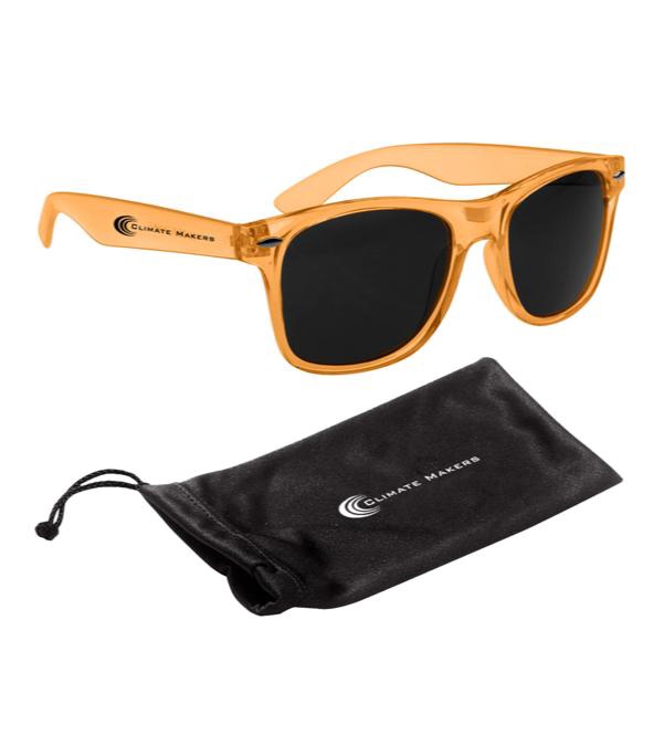 Malibu Sunglasses with Black Microfiber Pouch