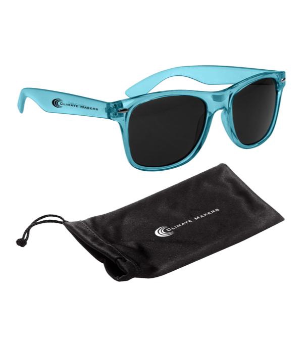 Malibu Sunglasses with Black Microfiber Pouch
