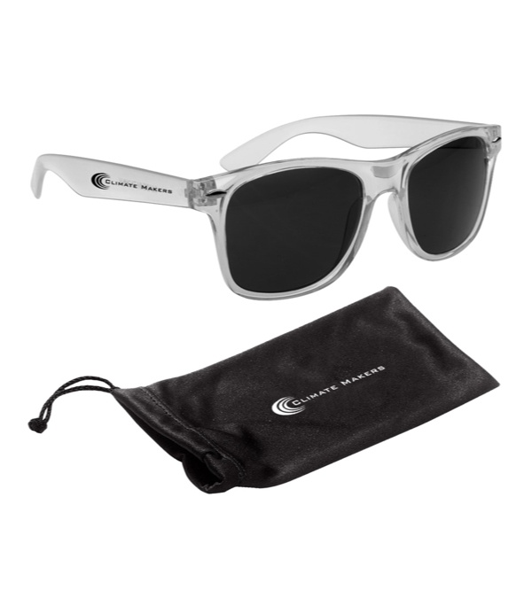 Malibu Sunglasses with Black Microfiber Pouch