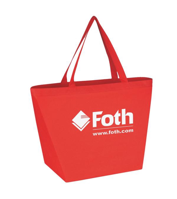 Budget Shopper Tote Bag with Logo