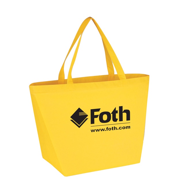 Budget Shopper Tote Bag with Logo