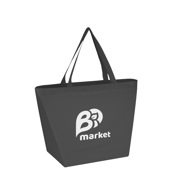 Budget Shopper Tote Bag with Logo