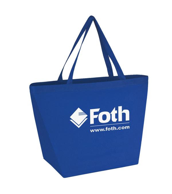 Budget Shopper Tote Bag with Logo