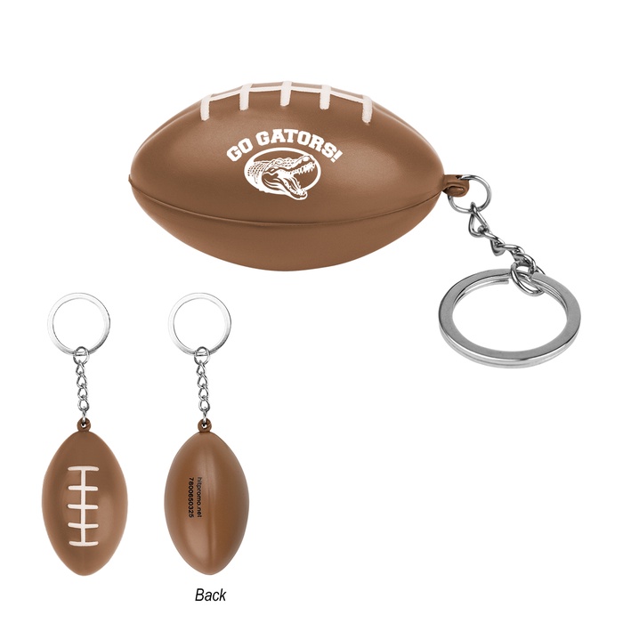 Football Stress Reliever Keychain