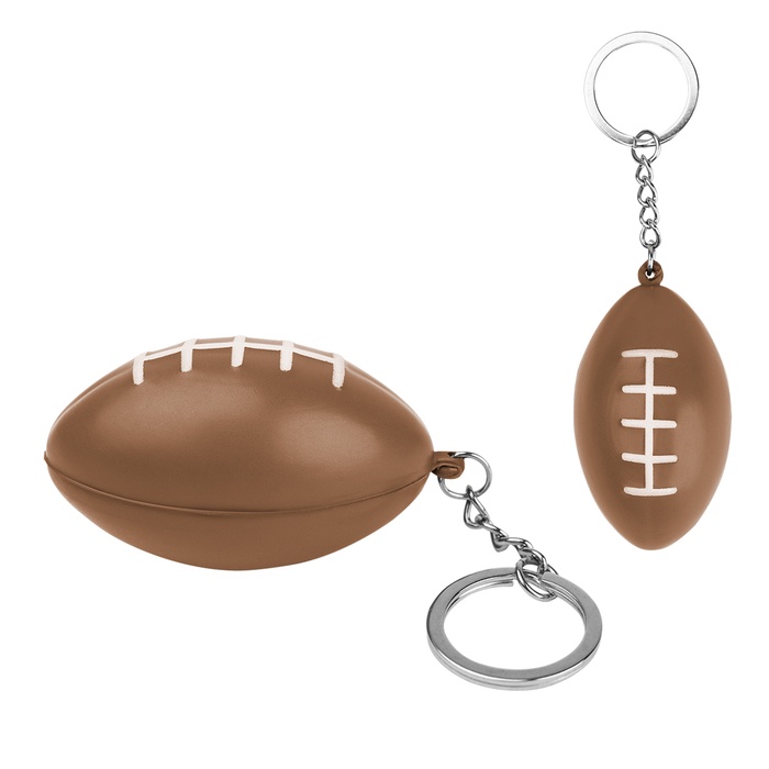 Football Stress Reliever Keychain