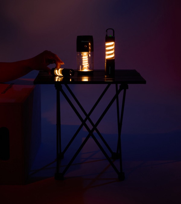 Recycled Spiral Filament 80 Lumens Lantern