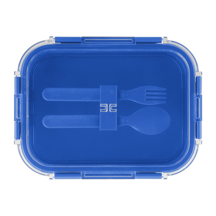 Recycled Double Decker Glass Bento Box