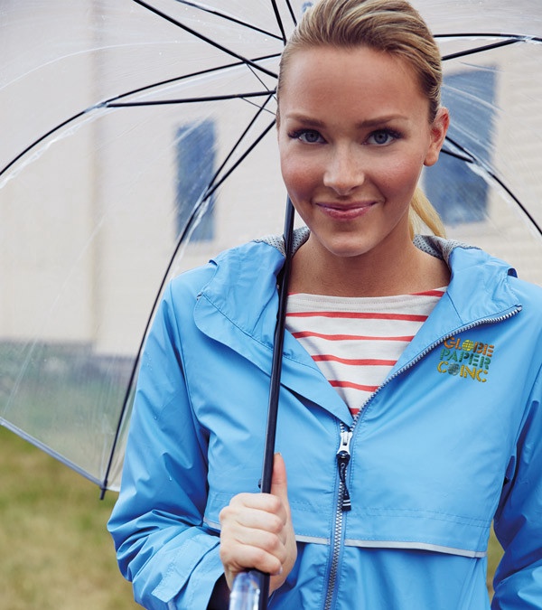 New Englander Women's Rain Jacket - Embroidered