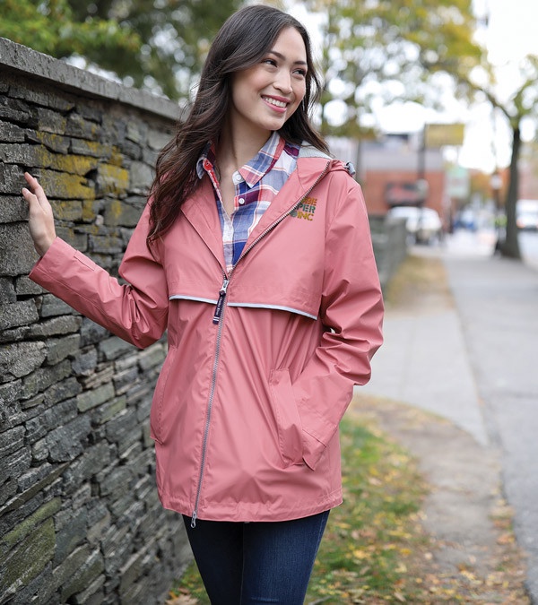 New Englander Women's Rain Jacket - Embroidered