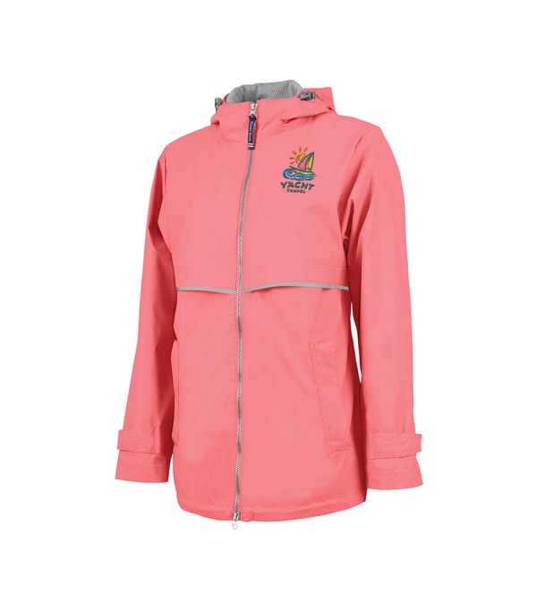 New Englander Women's Rain Jacket - Embroidered