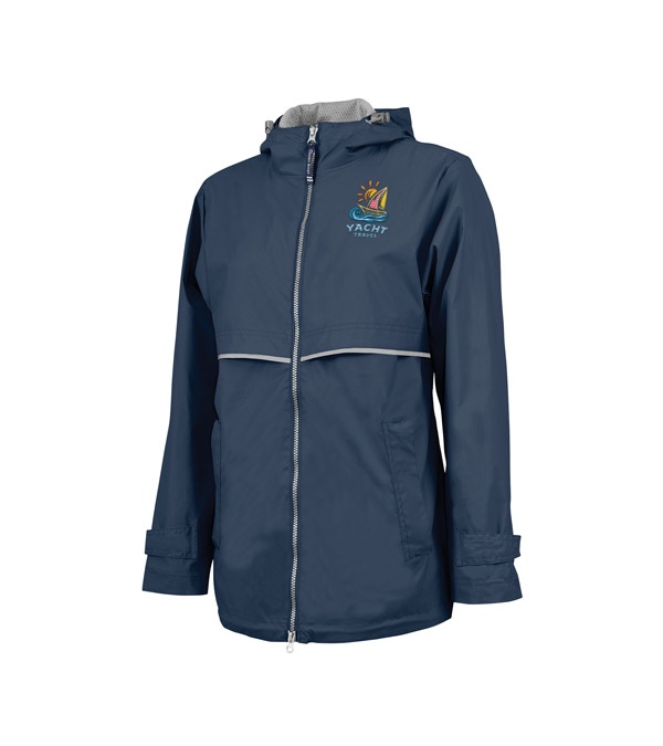 New Englander Women's Rain Jacket - Embroidered
