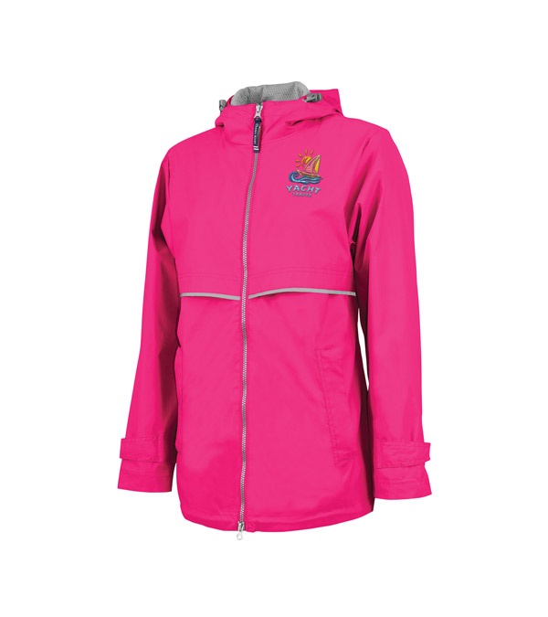 New Englander Women's Rain Jacket - Embroidered