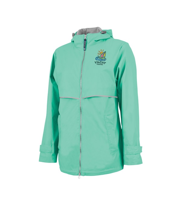 New Englander Women's Rain Jacket - Embroidered
