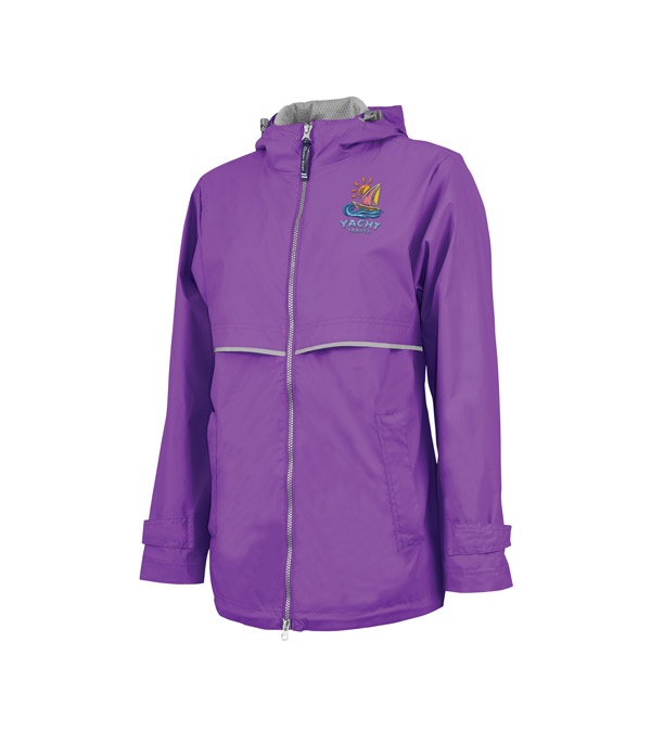 New Englander Women's Rain Jacket - Embroidered