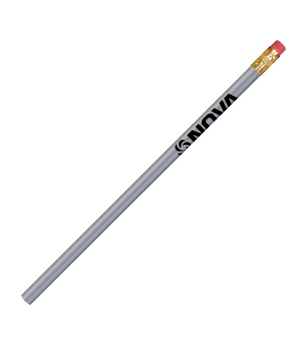 Pioneer Pencil with Brass Ferrule-Pink Eraser