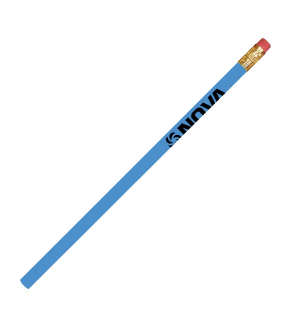 Pioneer Pencil with Brass Ferrule-Pink Eraser