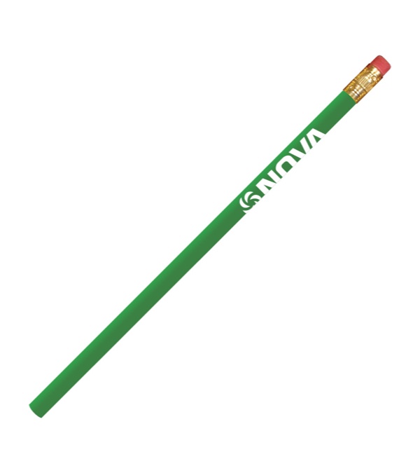 Pioneer Pencil with Brass Ferrule-Pink Eraser