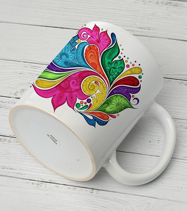 11 oz. Full Color Glossy Custom Photo Mugs