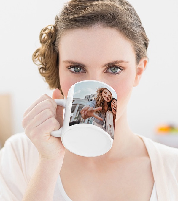 11 oz. Full Color Glossy Custom Photo Mugs