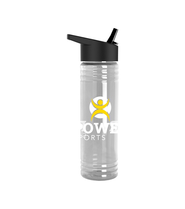 24 oz. Slim Fit Water Bottles with Flip Straw Lid